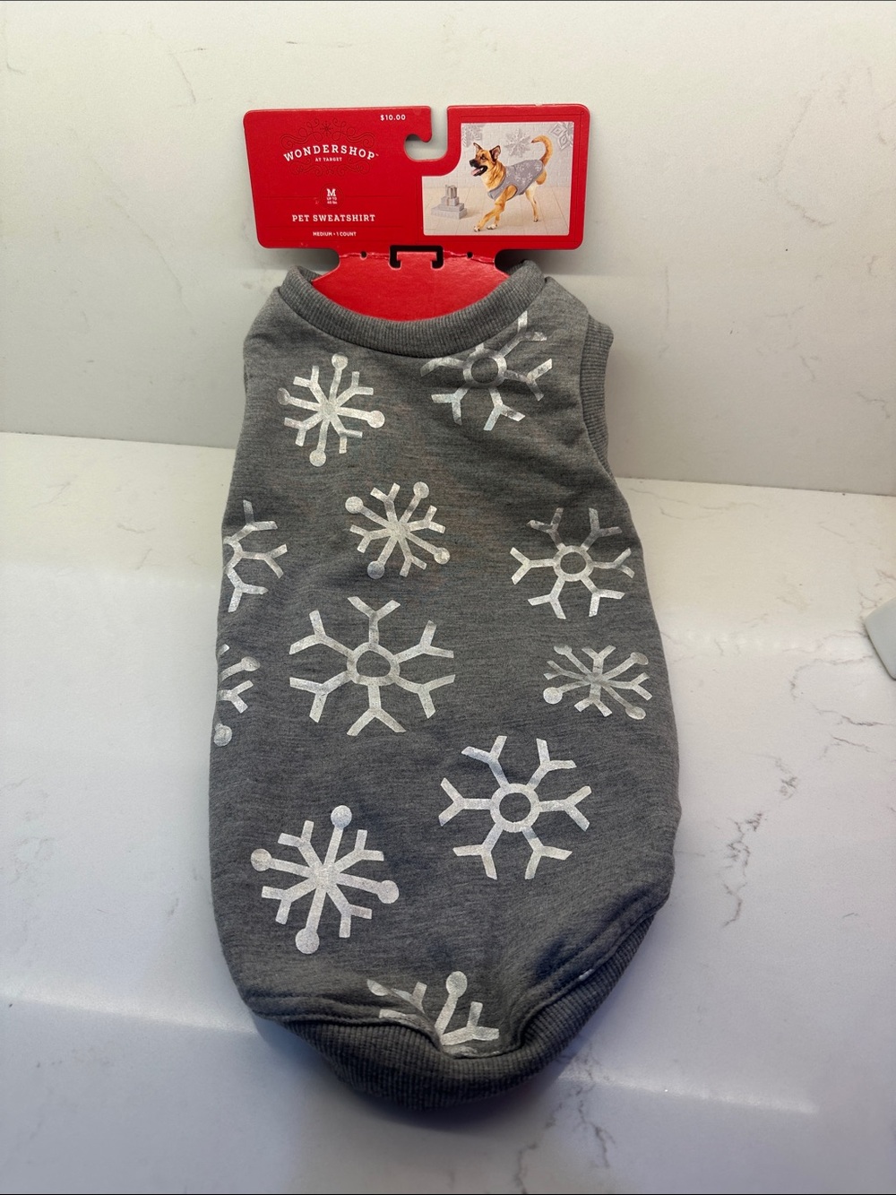 Wondershop Gray Snowflake Pet Tee